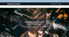 Desktop Screenshot of panmure.com